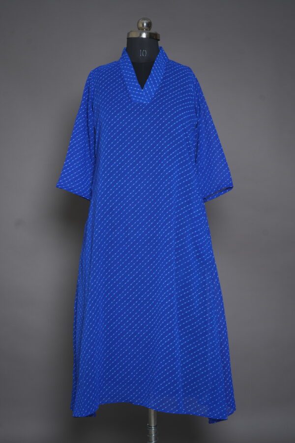 Trendy Red A-Line Kurta for Women – Stylish Striped Ethnic Wear